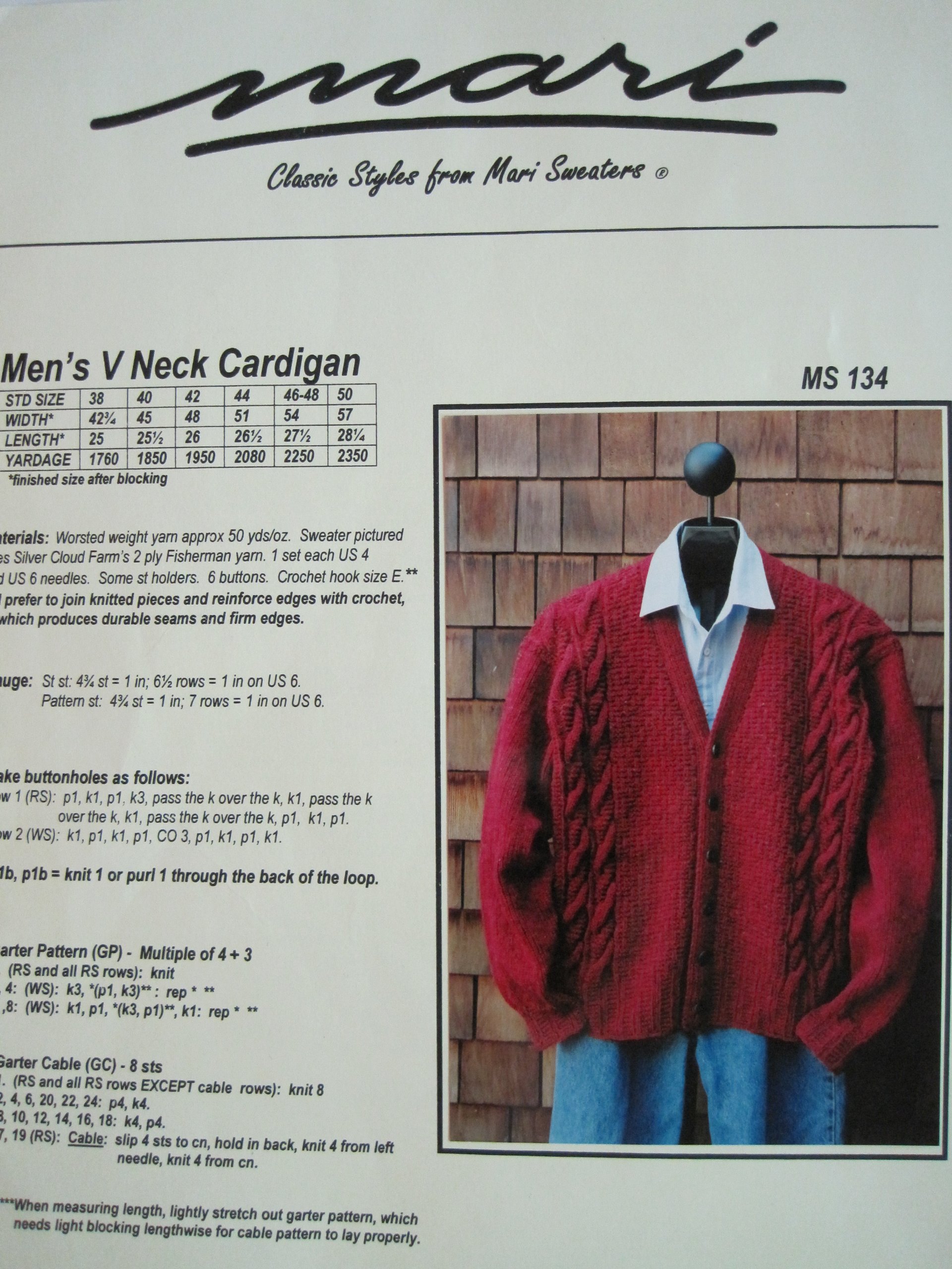 loose cardigan knitting pattern