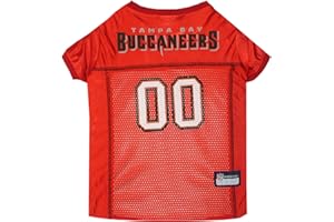 PETS FIRST NFL Tampa Bay Buccaneers Dog Jersey, Size: X-Large - Best Football Costume for Dogs & Cats - Licensed Shirt