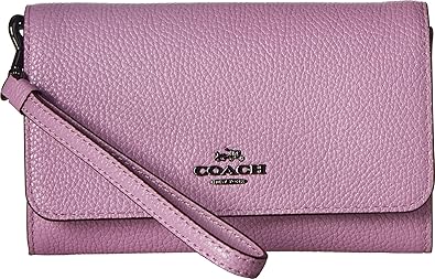 pink coach clutch