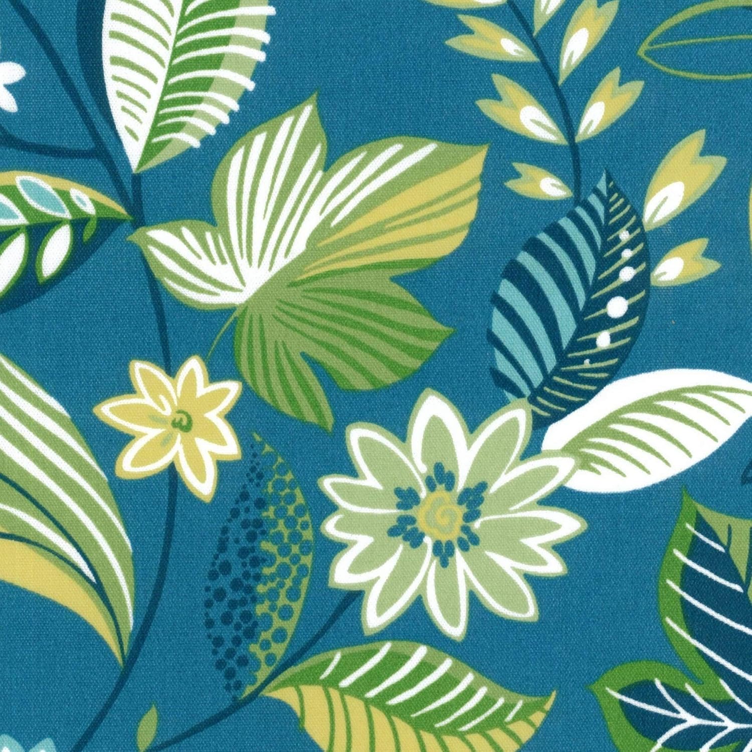 Amazon Com Misc 5ft Bench Cushion Only 60 Blue Green Botanical