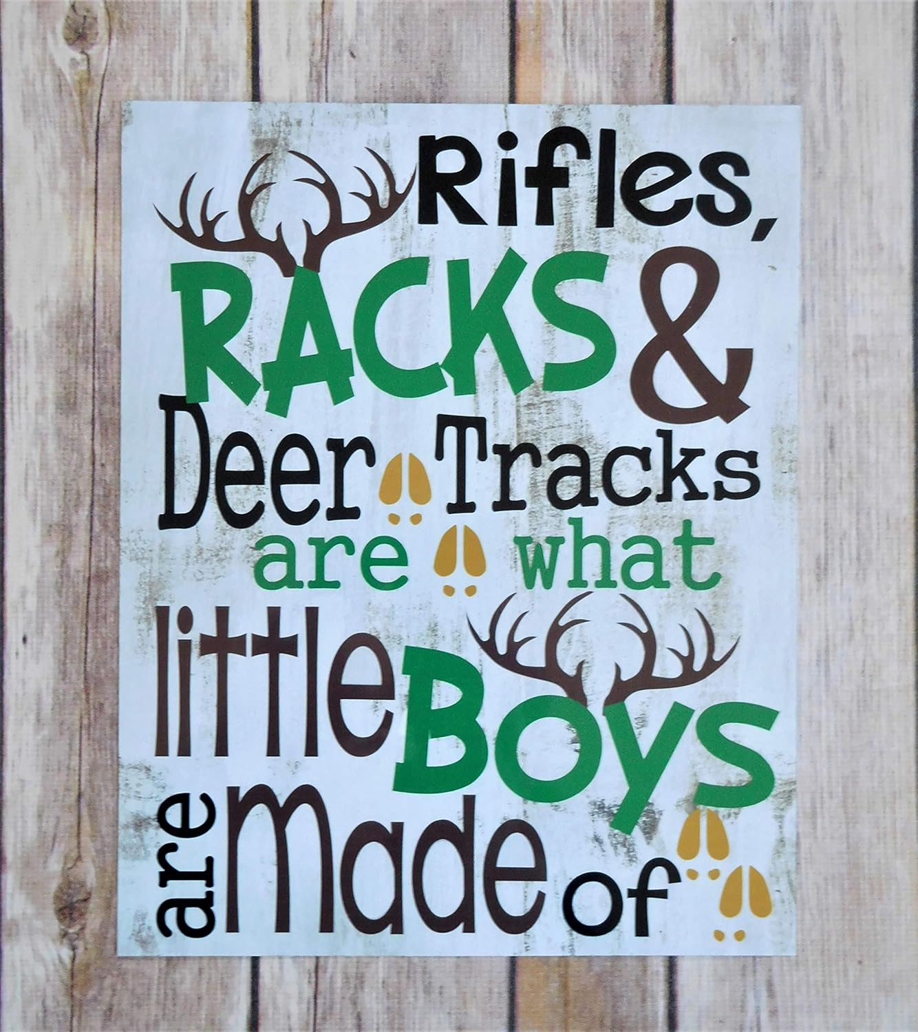 Amazon Com Little Boy Nursery Decor Hunting Theme Baby Shower