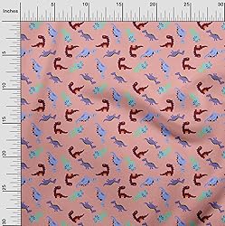 oneOone Cotton Cambric Light Pink Fabric Colorful