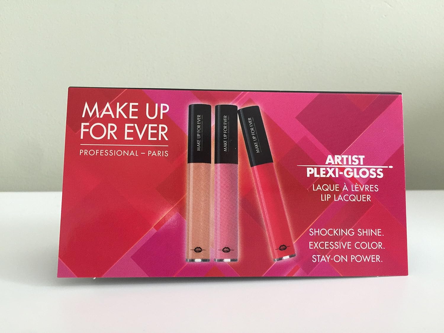 Make Up Forever Artist PlexiGloss Lip Lacquer Three Shade