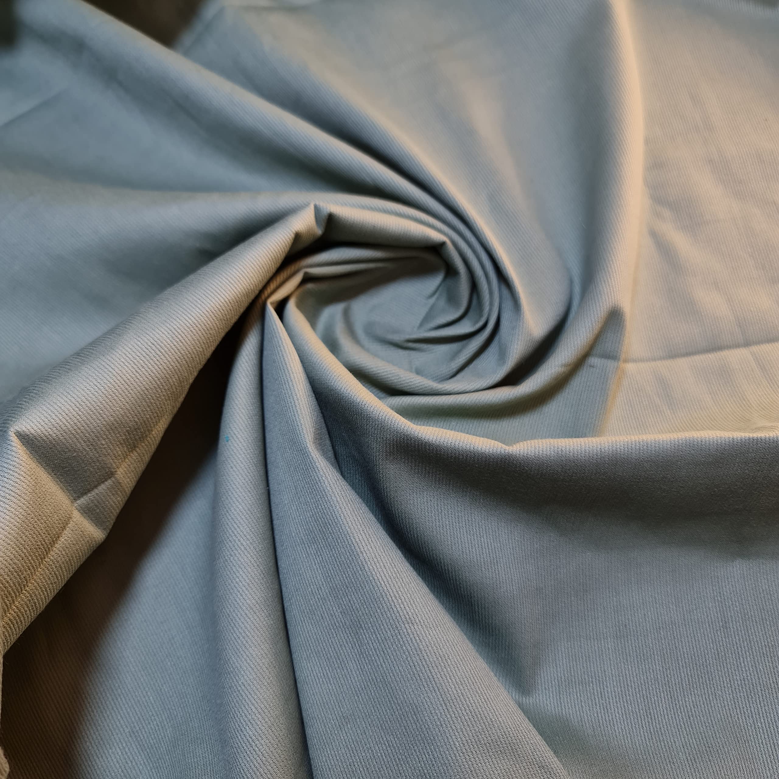 Plain 21 Wale Cotton Cord Fabric Soft Needlecord Shirt Craft Dress Material 58" (1 Meter, Sage)