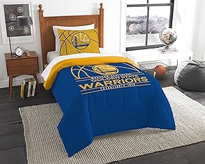 Officially Licensed NBA “Reverse Slam” Comforter and Sham Set, Multi Color, Multiple Sizes