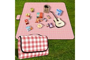 Outdoor Blanket 79"×79",Picnic Blanket,Waterproof SandProof Beach Blanket,Machine Washable,Handle Picnic Mat.Foldable Picnic 