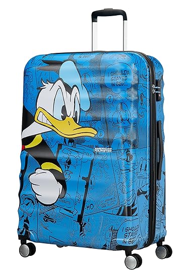 American Tourister - Disney Wavebreaker Spinner 77/28 Koffer, 77 cm, 96 L, Donald Duck