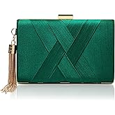 CARIEDO Women's Evening Handbag Clutch Bridal Purse for Wedding Prom Night Out Party