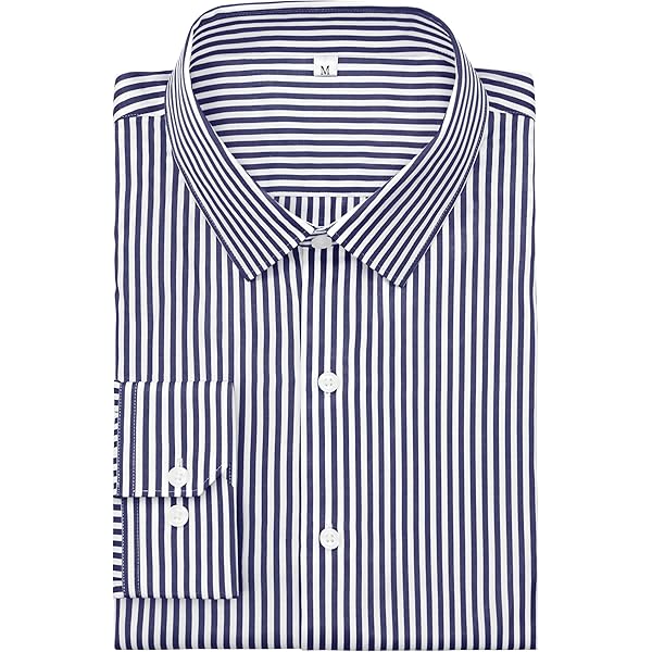 Amazon.com: Claiborne Men's Classic-Fit Striped Point-Collar Long Sleeve  100% Cotton Casual Shirt (BlackBerry Girard, X-Large) : Clothing, Shoes &  Jewelry