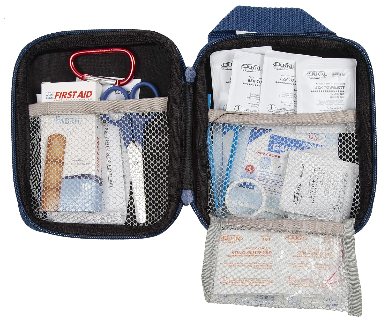 Lifeline 121 Piece First Aid Emergency Kit - Small and Compact Size - Ideal for camping, sporting events, hiking, cycling, car as well as home, school and office : Camping First Aid Kits : Industrial & Scientific