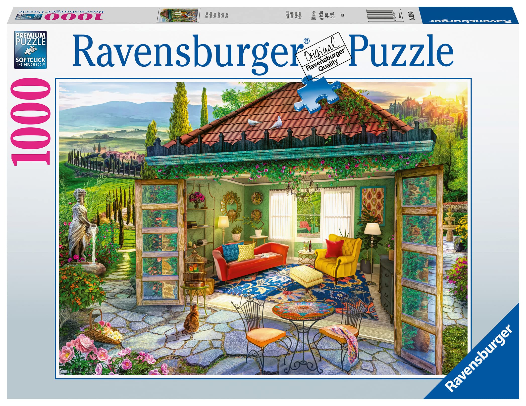 Ravensburger Tuscan Oasis 1000 Piece Jigsaw Puzzle for Adults & Kids Age 12 Years Up