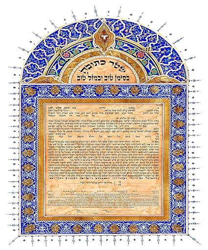 Amazon Com Custom Ketubah Marriage Certificate Custom