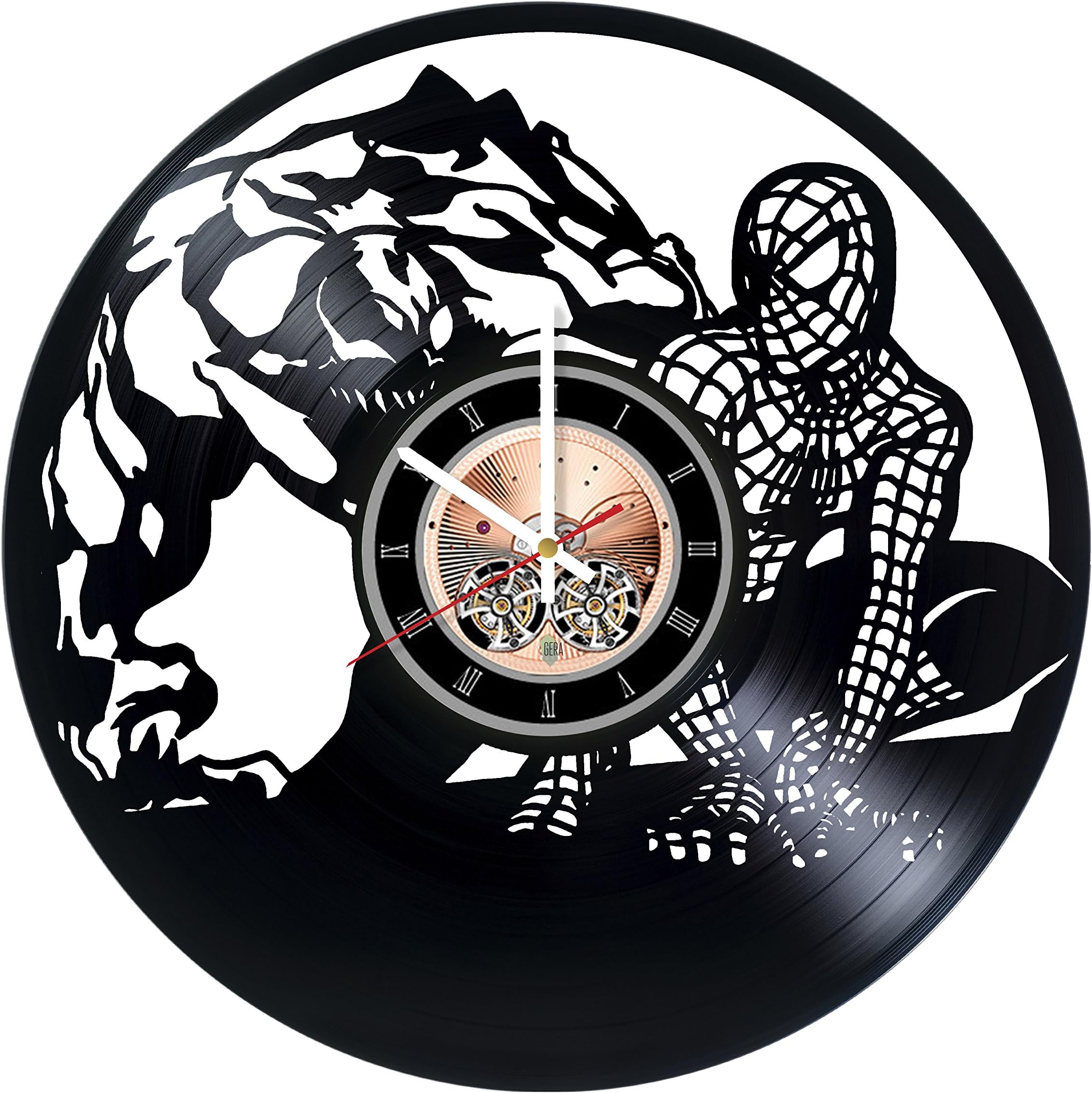 Spiderman Marvel Comics Vinyl Record Wall Clock - Living Room Wall Decor - Gift Ideas for Boys and Girls, Teens – Film Unique Art Design