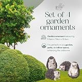 Pelle & Sol Hedgehog Garden Ornaments Set of 4 Polyresin Outdoor Statues view 2