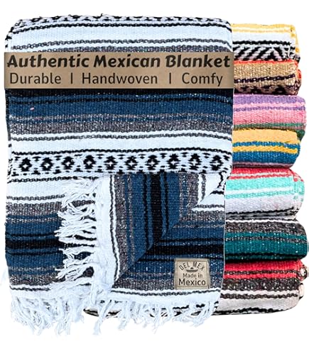 MEXICAN CLASSIC BLANKET ブランケット Amazon.com: Mexican Blanket Heavy Authentic Throw 58