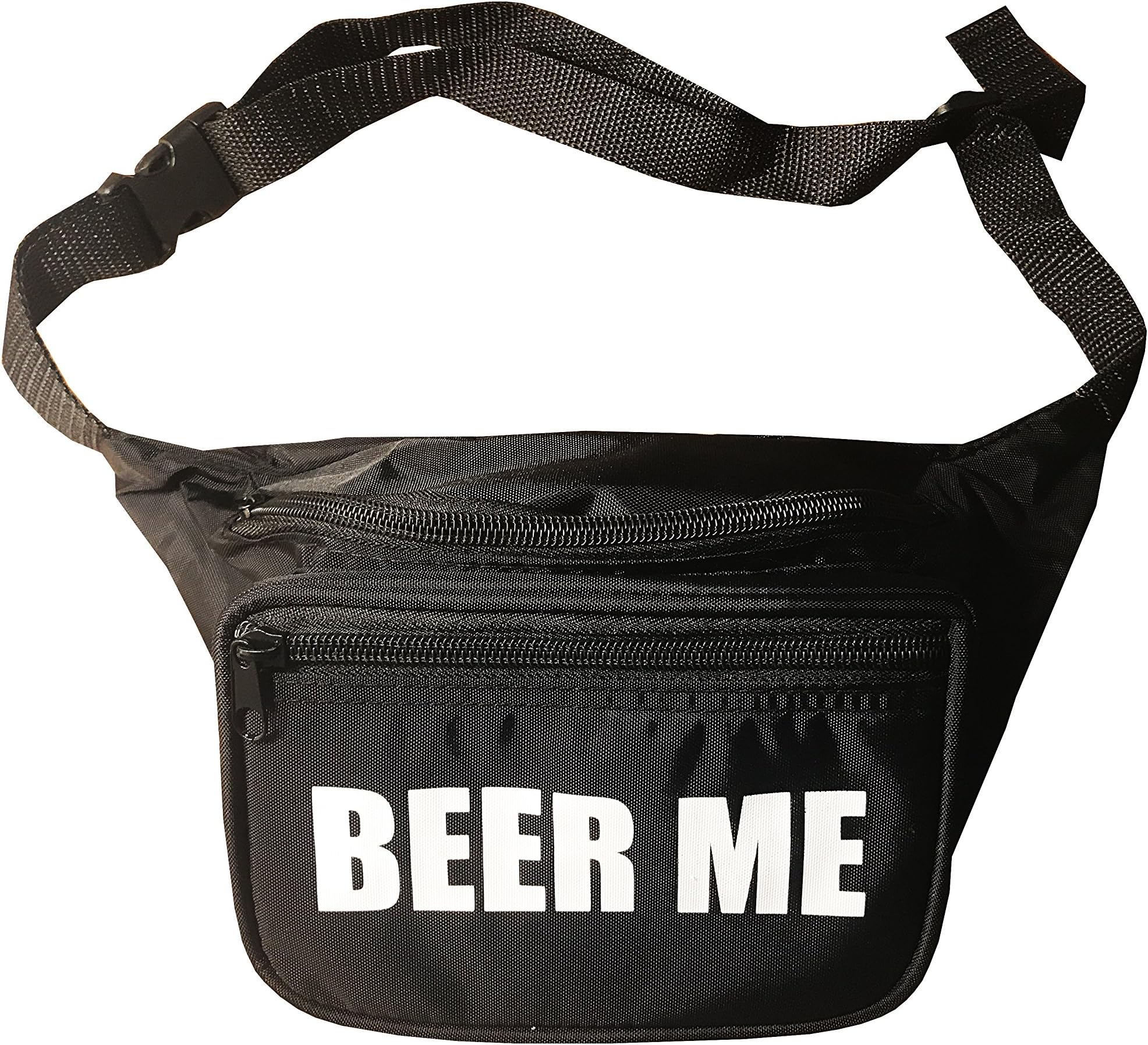 College Fannies | Premium Double Pocket, Neon Dance Party Fanny Pack, Bum Bag | 80s Dance Party, Weekend Beer Fest Gear
