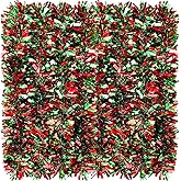 Christmas Tinsel Garland Metallic Tree Shiny Party Tinsel Garland Hanging Decorations for Christmas Tree Decorations Wedding Birthday Party Supplies(Red Green,26.2 ft)