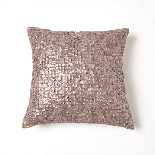 Amazon Com Best Home Fashion Brown Mother Of Pearl Pillow By Wild
