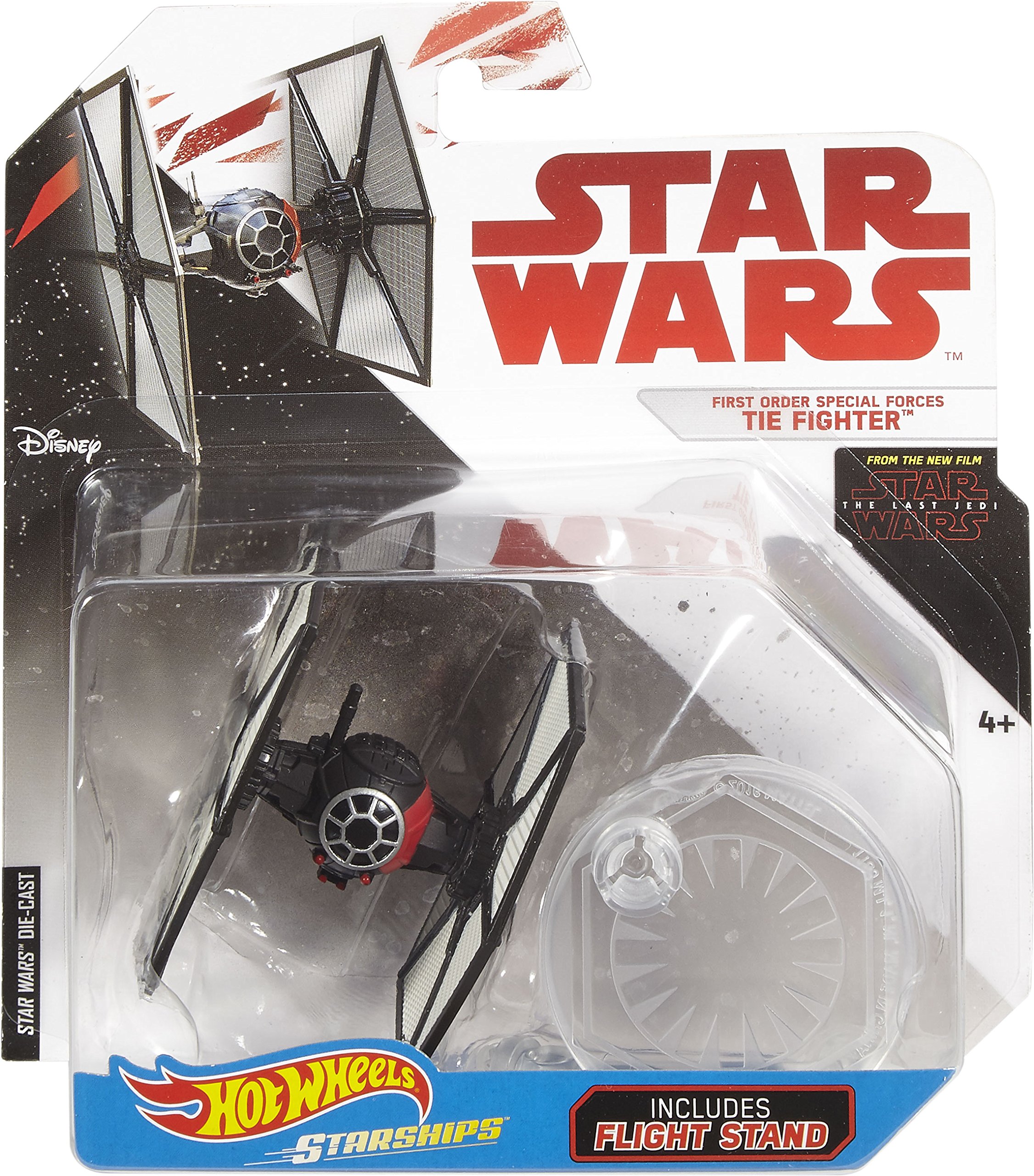 First Order Special Forces Tie Fighter - Star Wars Starships - Hot Wheels