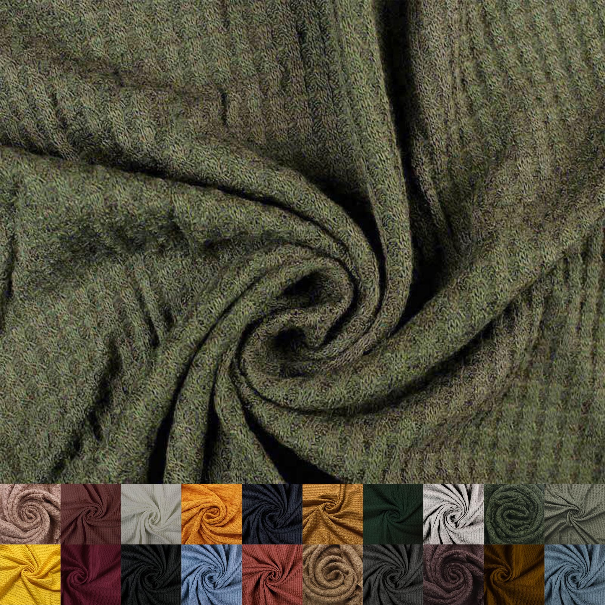 Texco Inc 59" Wide Rayon Spandex Waffle Open Knit