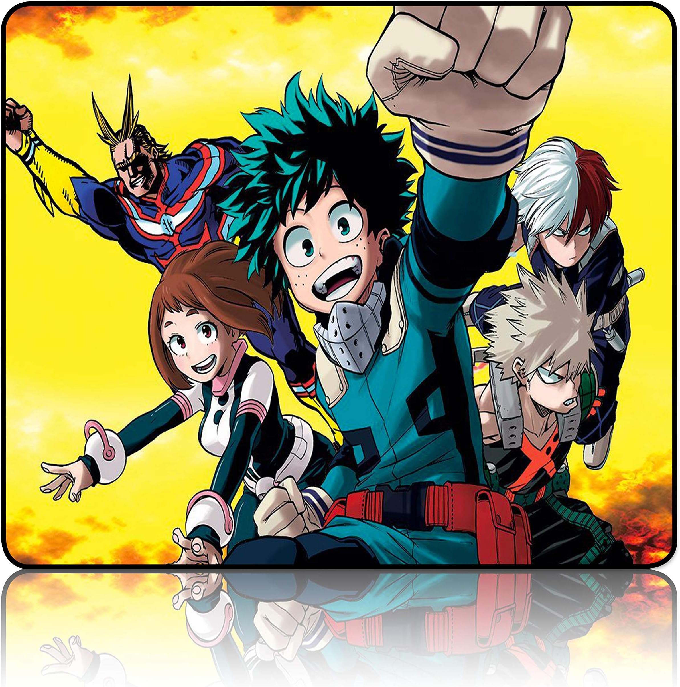 My Hero Academia Mouse Pad Anime Mouse Pad Waterproof Non-Slip Mouse Pads for Computers 9.8x12x0.12inch