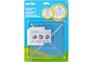 Perler Beads Funfusion: Large Clear Interlocking Pegboards