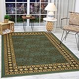 Antep Rugs Alfombras Modern Bordered 5x7 Non-Skid