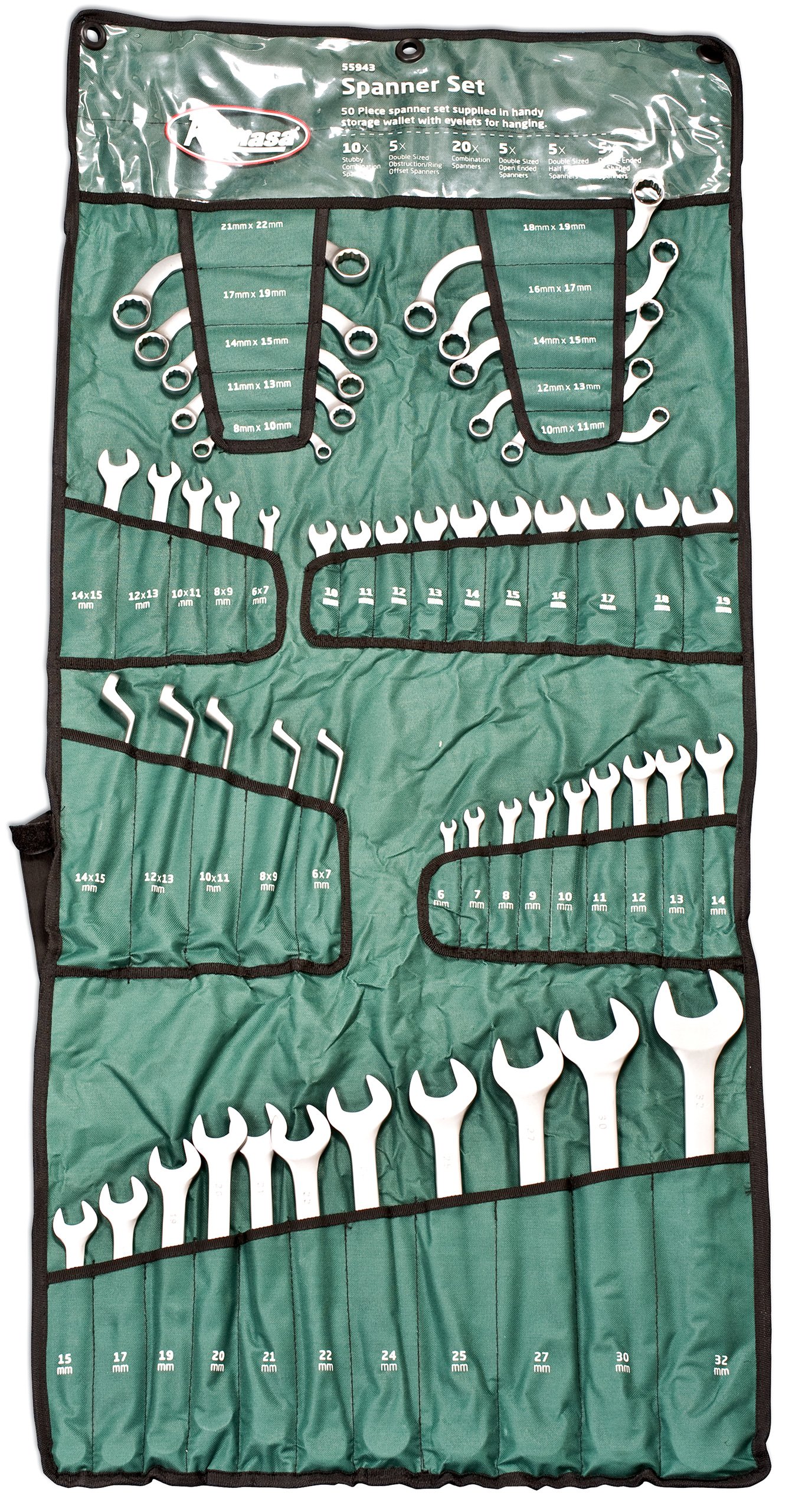 Kamasa 55943 Assorted Spanner Set 50pc