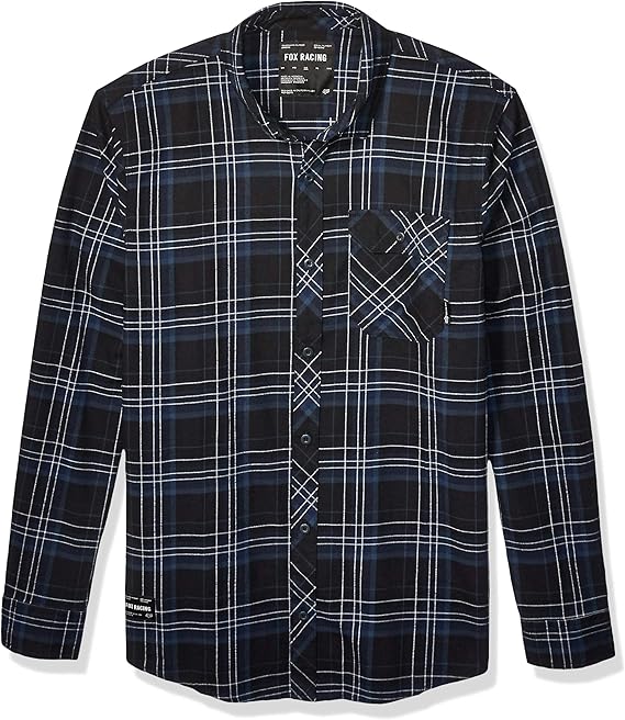 Fox Racing Herren Gamut Stretch Flannel Button Down Hemd Amazon.de