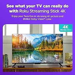 Roku Streaming Stick 4K - HDR & Dolby Vision Roku