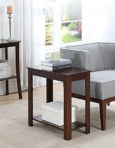Convenience Concepts Designs2Go Baja Chairside End Table, Espresso
