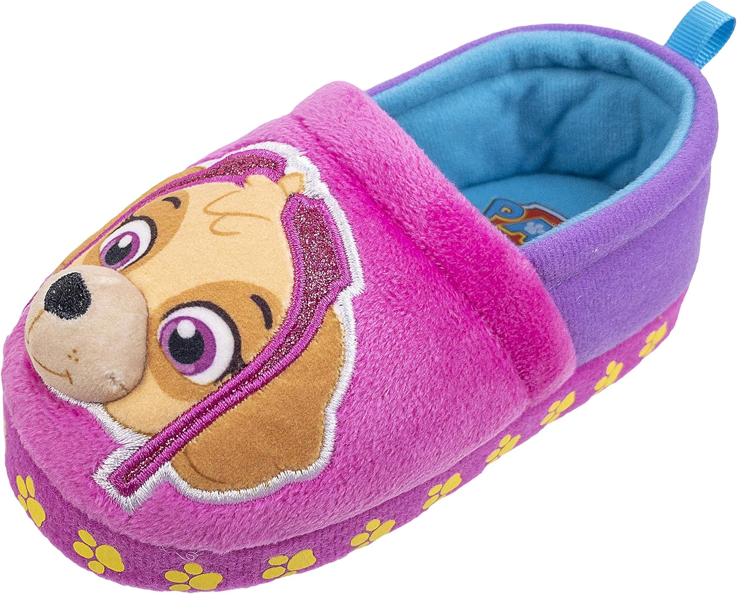  | Paw Patrol Toddler Slippers, Chase Marshall, Skye Everest Plush Slipper, Toddler Size 5/6 to 11/12 | Slippers