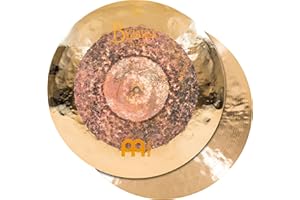 MEINL CYMBALS Byzance 14" Dual Hihats, Pair — MADE IN TURKEY — Hand Hammered B20 Bronze, 2-YEAR WARRANTY