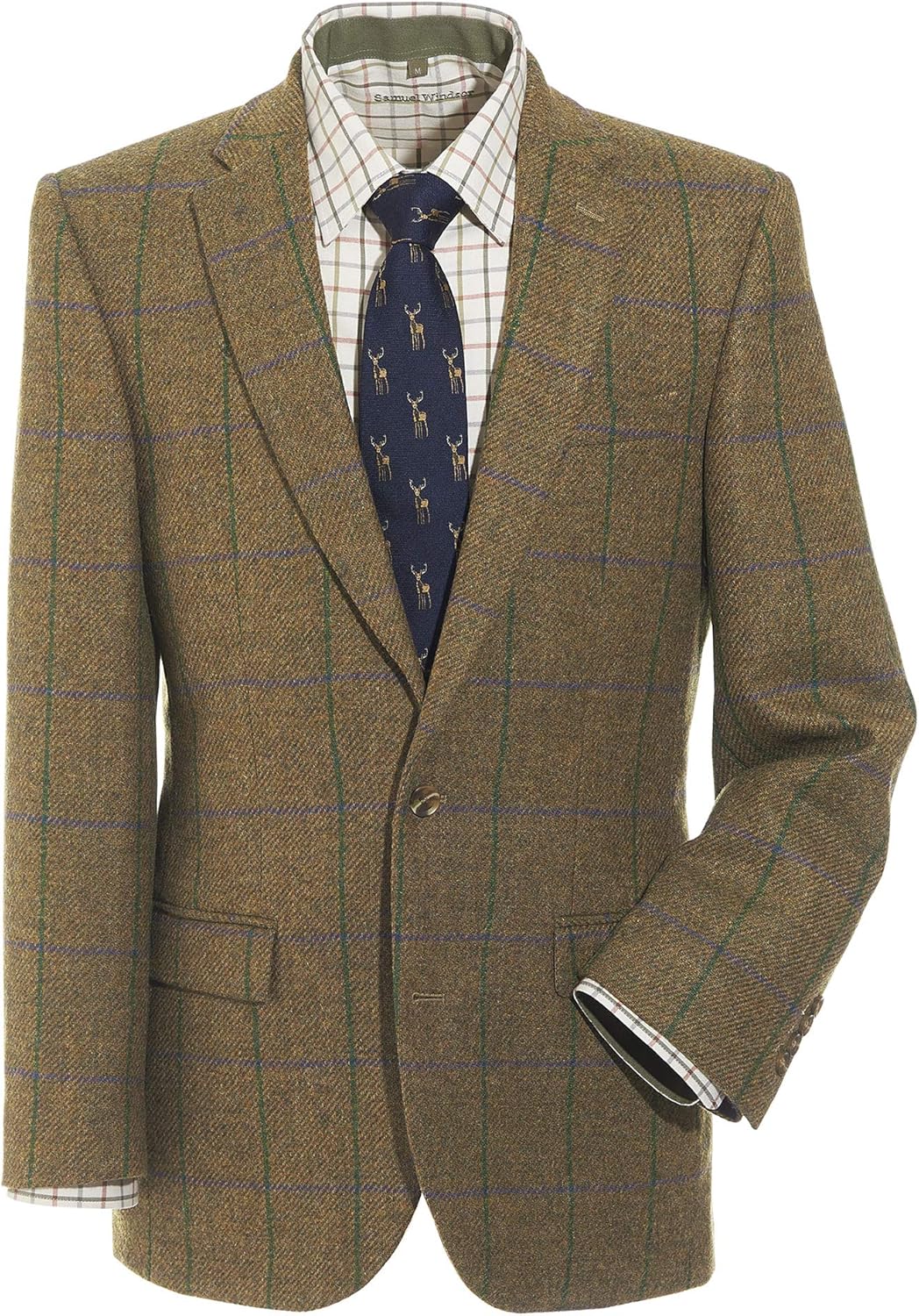 Samuel Windsor Men's Tweed Suit Jacket Amazon.co.uk Clothing
