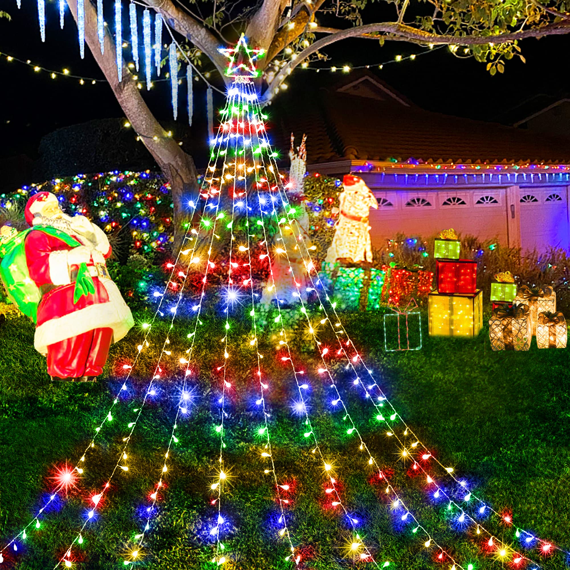 Outdoor Christmas Decorations Wallpaper 95,374 Outdoor Christmas