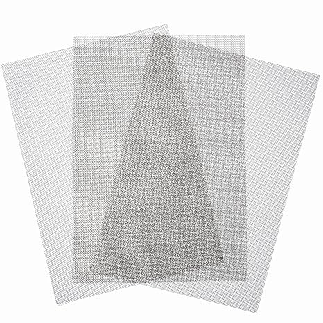 3 Stück Edelstahl Draht Mesh Nagetier Meshes Gewebe Mesh Blatt, 1 mm Mesh, 300 mal 210 mm