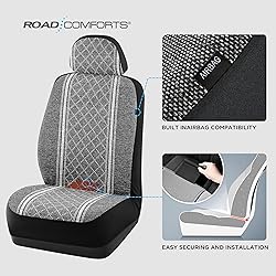 Road Comforts Baja Blanket Seat Covers Gray Diamond