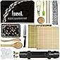 Sushi Making Kit for Beginners - Sushi Roller Mat Sushi Kit Sushi Bazooka Kit Sushi Maker Kit with Sushi Mat, Onigiri…