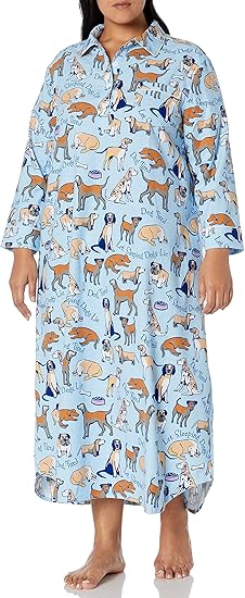 plus size flannel night gowns