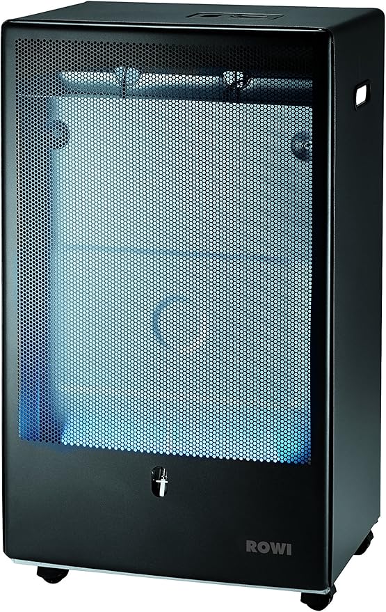 Rowi Gas Blue Flame 4.2 KW Anthracite, Heater/Thermostat, Pro Amazon