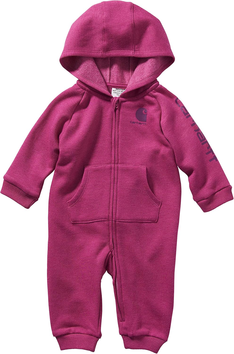 Buy Carhartt Baby Girls Full Zip Hooded Coverall Bodysuit at Amazon.in
