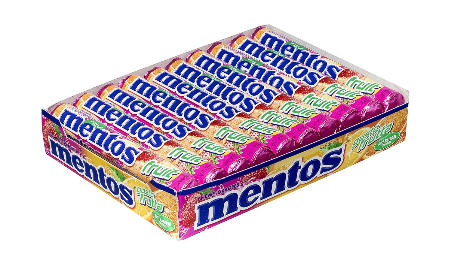 20 paquetes de caramelos Mentos con sabor a frutas por 12,69€ ¡¡44% de descuento!!