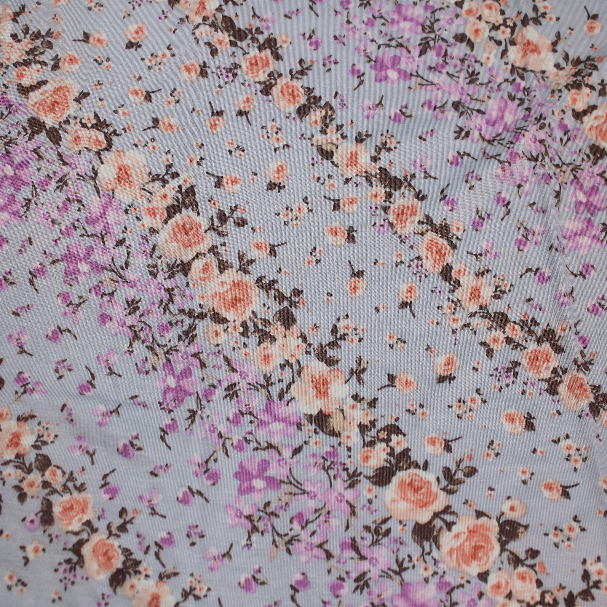 60" Wide Printed Rayon Spandex Jersey Knit Fabric