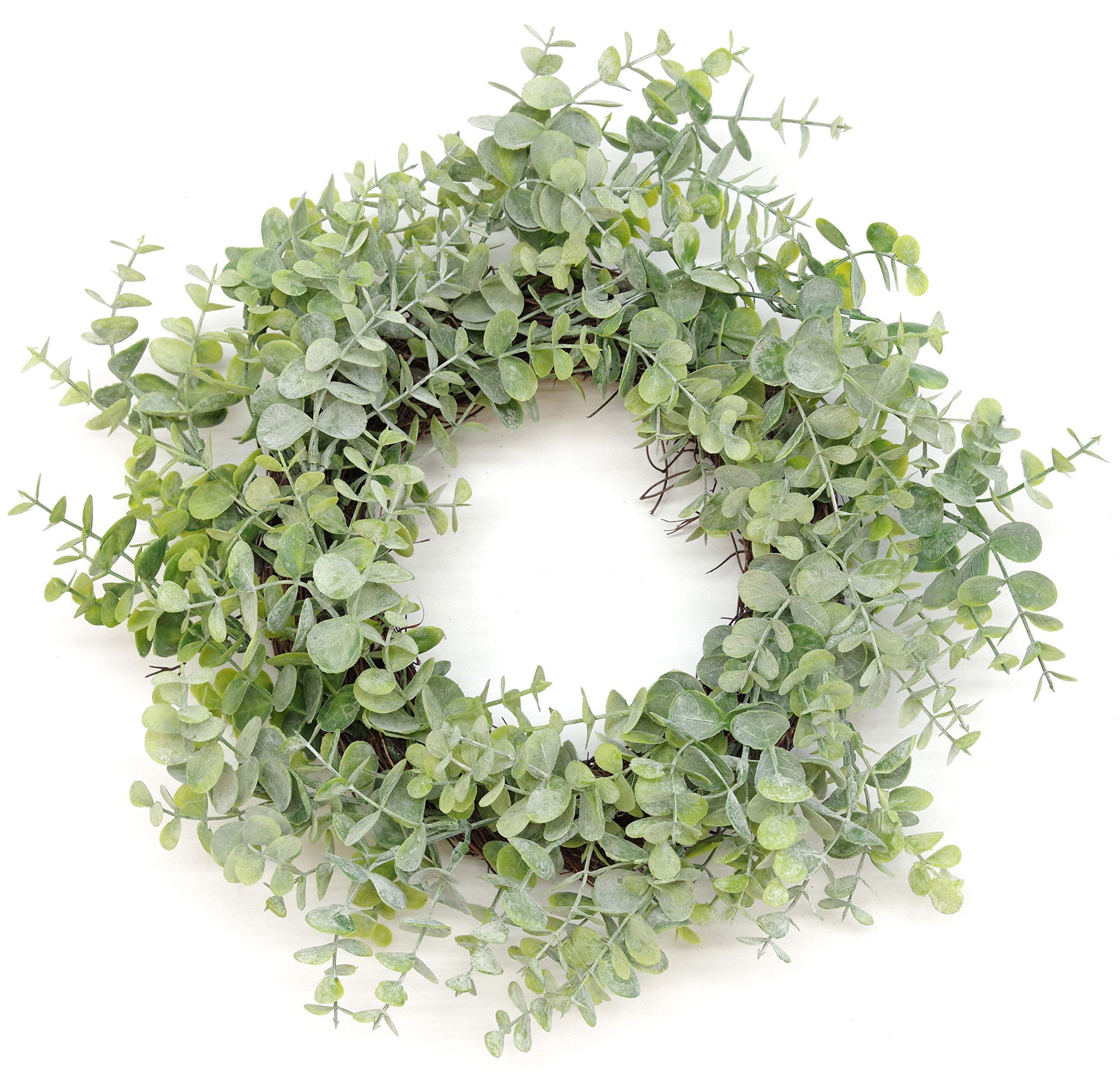 Silvercloud Trading Co. 12" Artificial Medium Green Eucalyptus Wreath