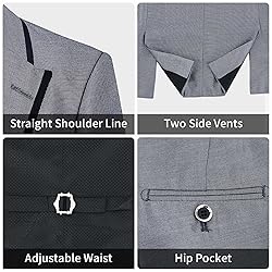 Marvelous World Boys' Formal Slim Fit Suit