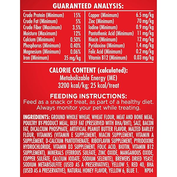 MILK-BONE PEANUT BUTTER FLAVOR NATURALLY & ARTIFICIALLY FLAVORED DOG BISCUITS – CRUNCHY DOG TREATS – 7 POUNDS (PACKAGING DESIGN MAY VARY)
