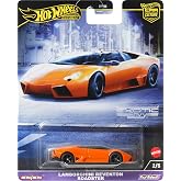 Hot Wheels Premium Car Culture Circuit Legends Toy Vehicle, 1:64 Scale Die-Cast Lamborghini Reventon Roadster for Collectors, Real Riders, Metal/Metal