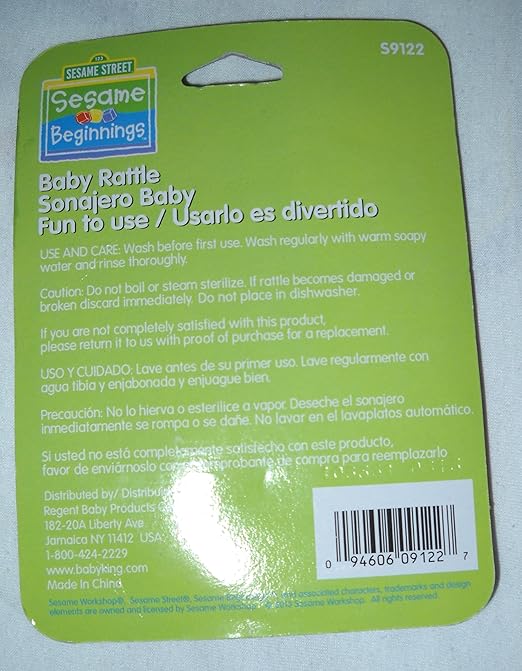 sesame beginnings rattle with rings