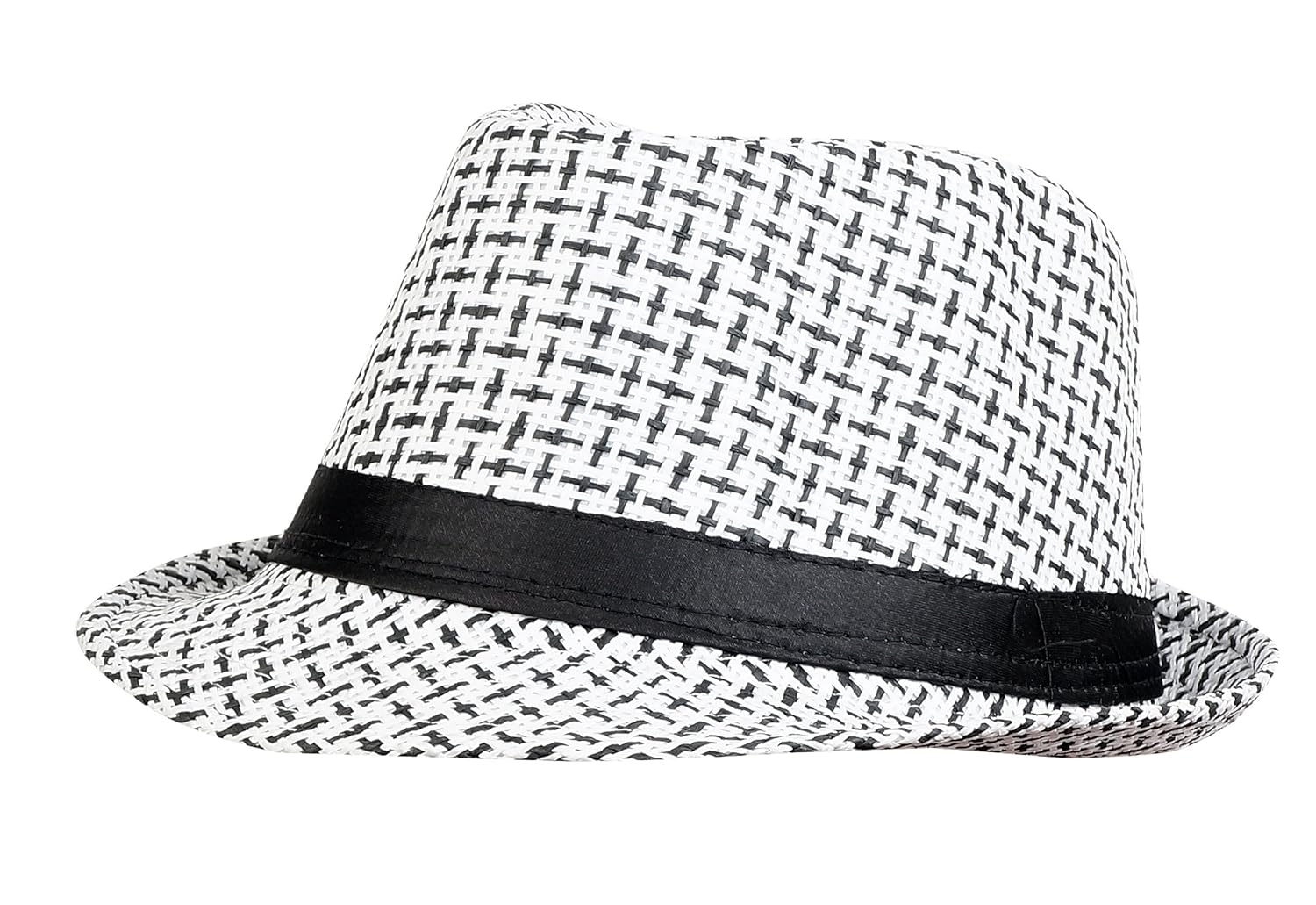 boys white fedora hat