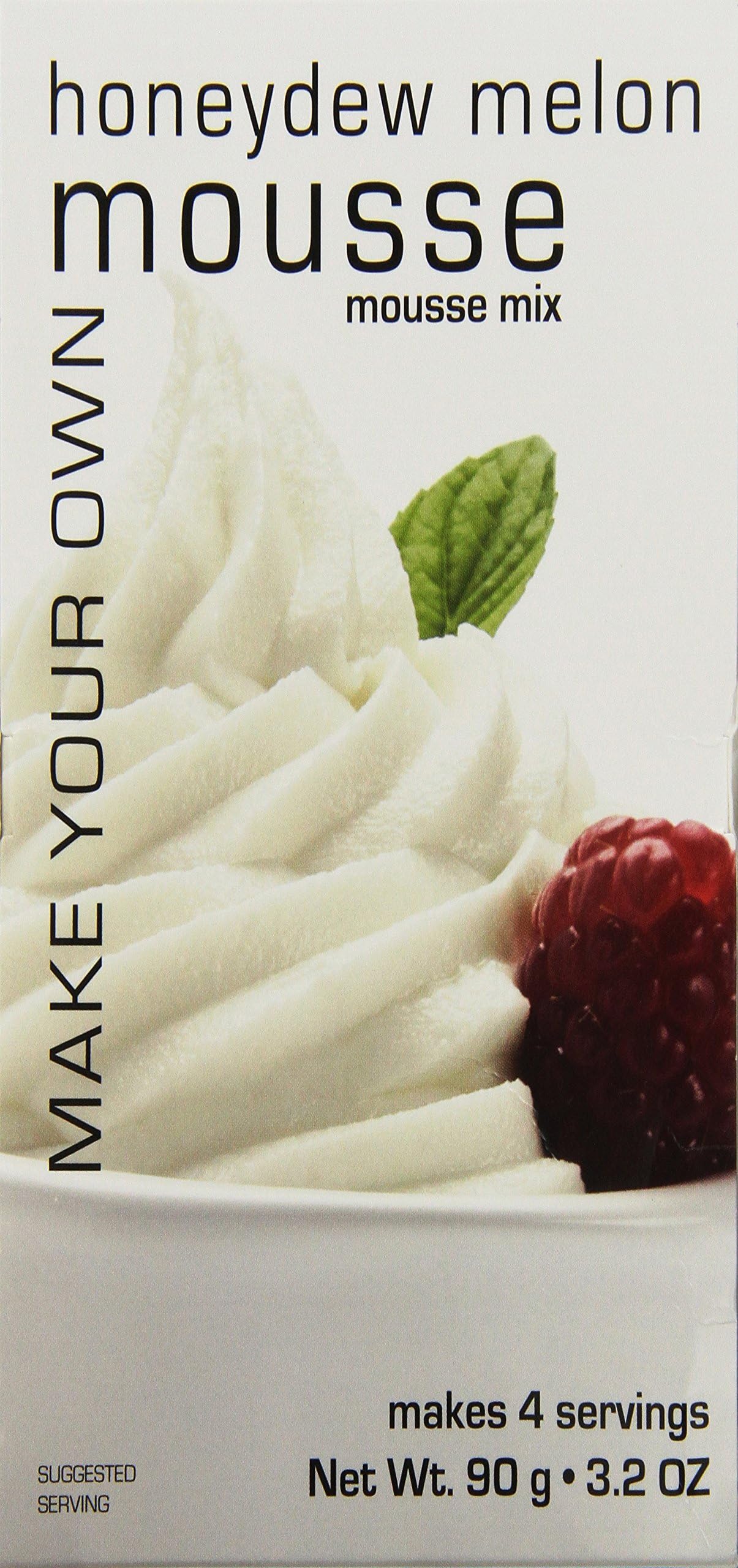 Foxy Gourmet HoneyDew Melon Mousse Mix, 3.2 Ounce Boxes (Pack of 3)